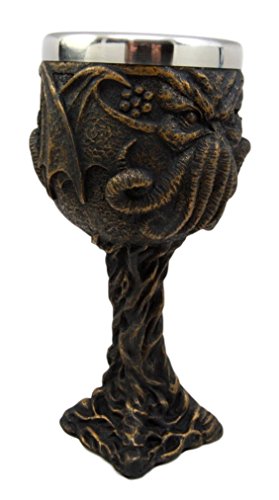 Ebros Cthulhu Mythos Cosmic Giant Octopus The Great One 8oz Resin Wine Goblet