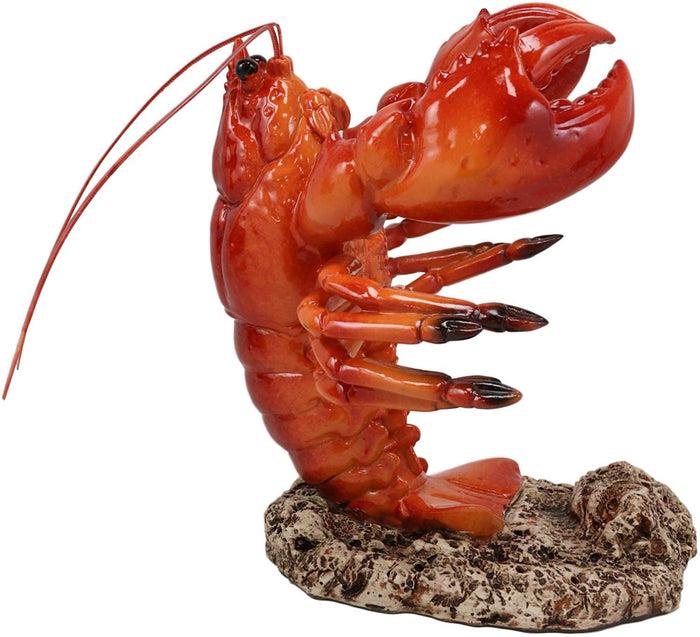 Ebros Dancing Red Lobster Drunken Cajun Creole Delight Wine Bottle Holder 7.5"H