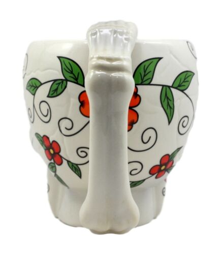 Ebros Day Of The Dead Crucifix Sugar Skull Mug Drink Coffee Cup Ceramic 4.5"H