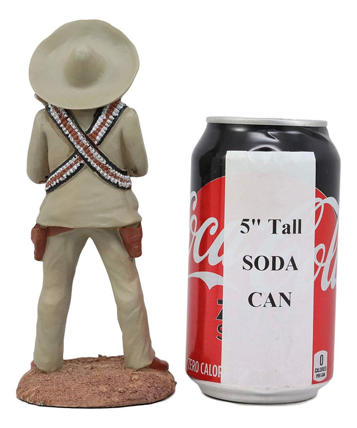 Ebros Day Of The Dead General Pancho Villa With Dual Revolvers Skeleton Statue Governor Of Chihuahua Mexican Revolutionary Hero Of División Del Norte Sculpture Home Decor Halloween DOD Figurine