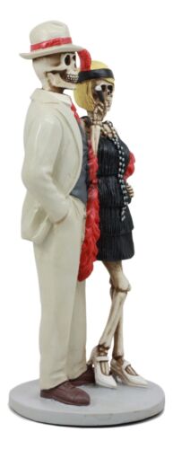 Ebros Day Of The Dead Roaring Twenties Great Gatsby Skeleton Flapper Couple Figurine 8.5" H