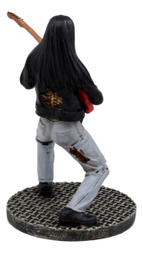 Ebros Day Of The Dead Skeleton Hell Rock Band Electric Guitarist Figurine