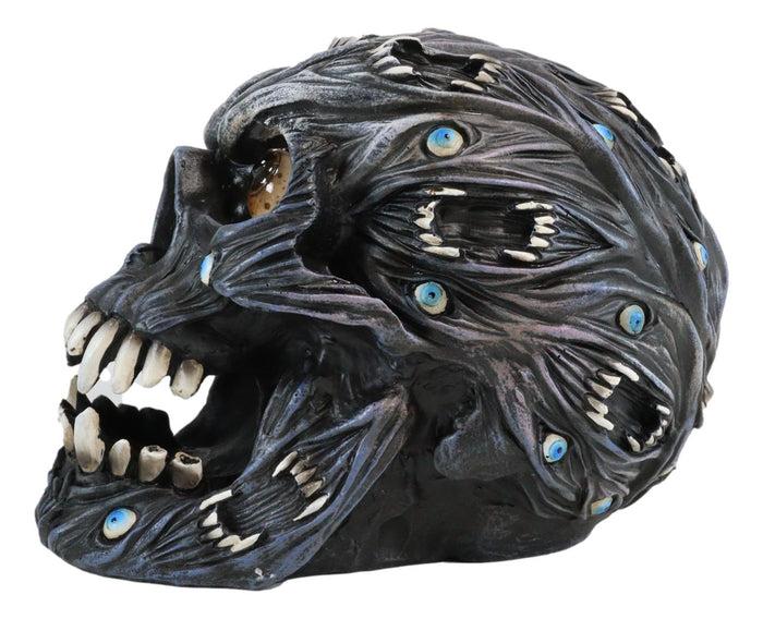 Ebros Demonic Alien Evil Eyes And Fangs Morphing Vampire Skull Ossuary Figurine