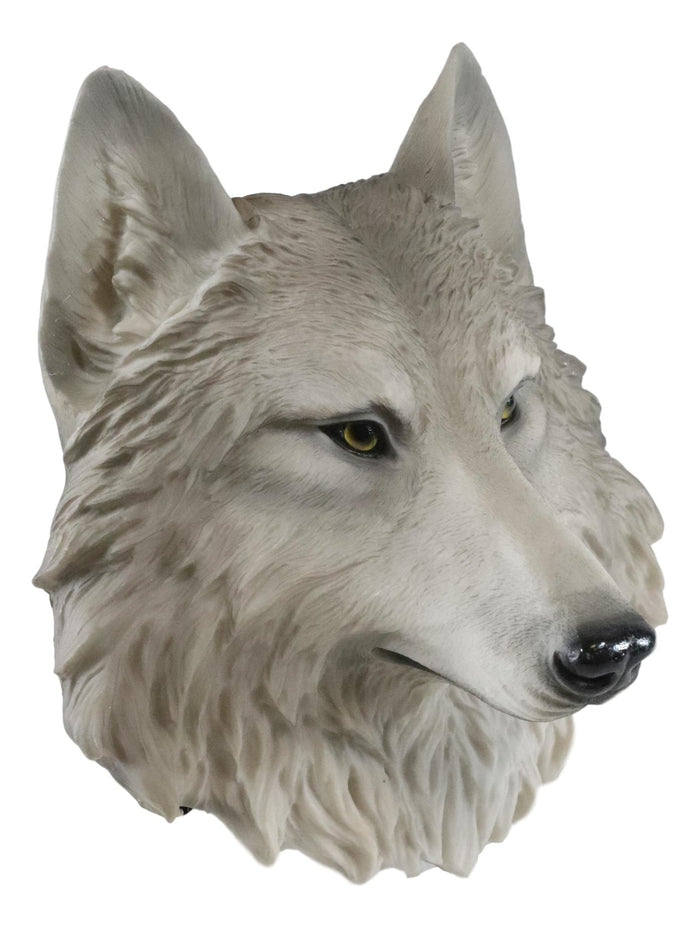 Ebros Direwolf Gray Wolf Mini Wall Decor Timber Wolf Canis Lupus Wall Plaque