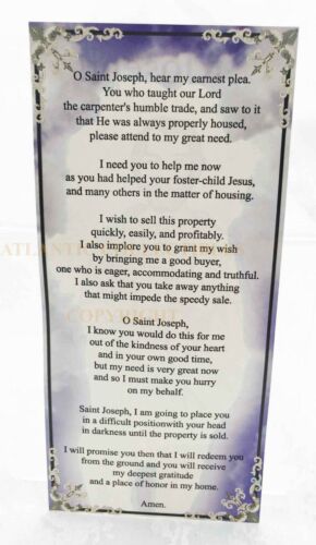 Ebros Divinity Spiritual Saint Joseph Figurine Statue Home Seller Kit With Prayer Card