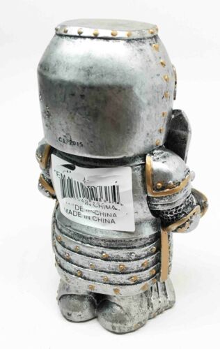 Ebros Doll House Miniature 4.5" Medieval Sword Shield Infantry Sculpture Suit Of Armor