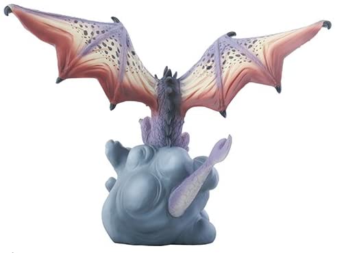 Ebros Dragon On Cloud 9" Length Figurine Hand Painted Resin Statue