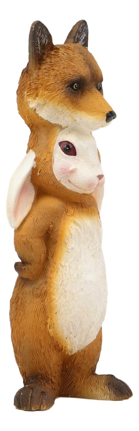 Ebros Dupers Collection Brer Rabbit In Fox Costume Statue 5.75" Tall Crafty Hare Animal Decor Figurine Remus Fairy Tale Collectible