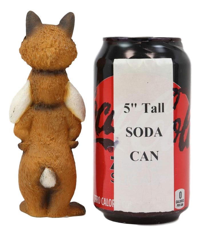 Ebros Dupers Collection Brer Rabbit In Fox Costume Statue 5.75" Tall Crafty Hare Animal Decor Figurine Remus Fairy Tale Collectible