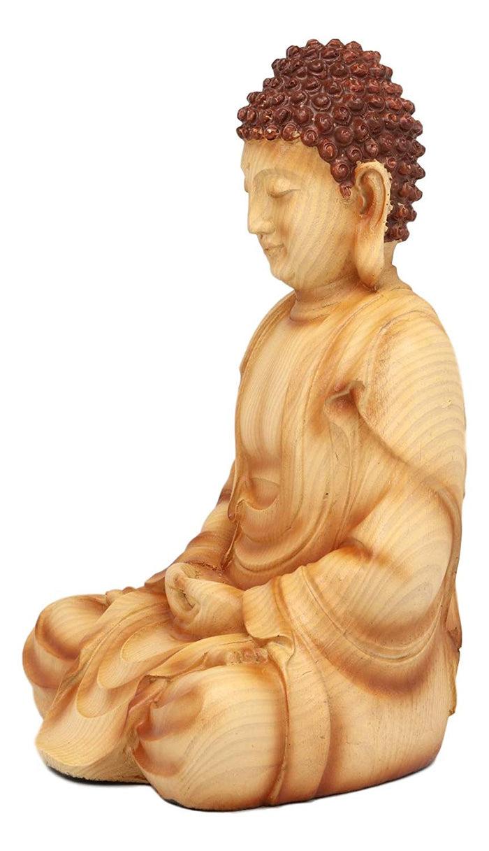 Ebros Eastern Meditating Buddha Gautama Amitabha In Dhyana Mudra Pose Statue