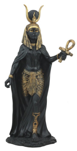 Ebros Egyptian Goddess Hathor Statue 11"H Deity Of Motherhood Joy Love Feminism