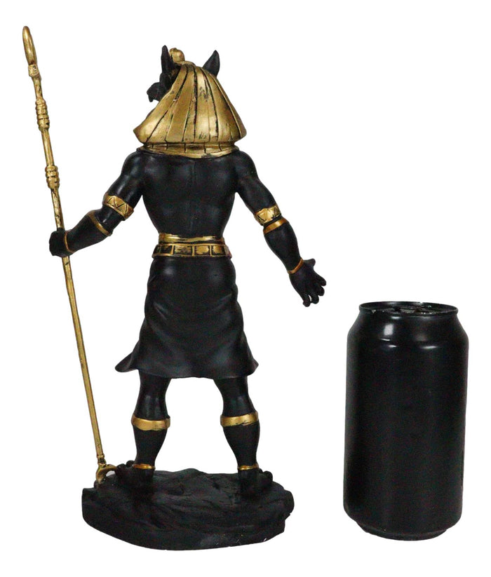 Ebros Egyptian Theme Anubis Holding Staff God Of Aferlife & Dead Inpu Statue
