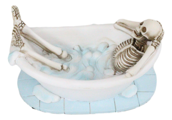 Ebros Eternal Afterlife Skeleton Soaking In Bubble Bath Tub Jacuzzi Macabre