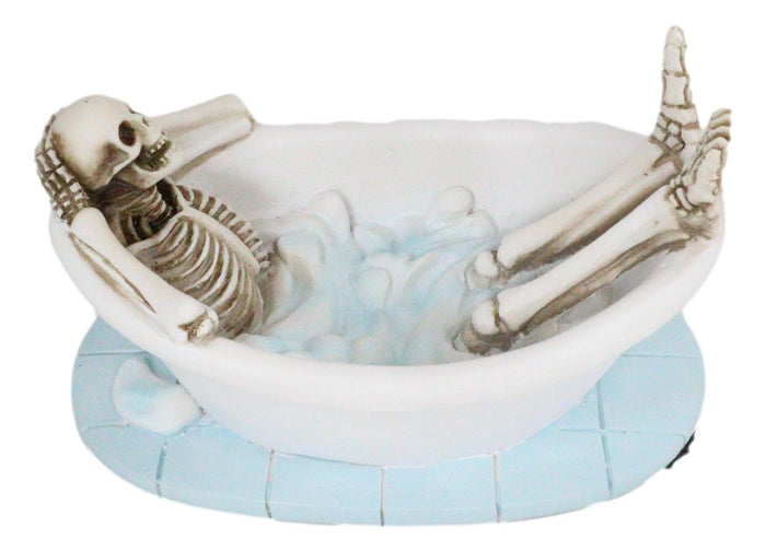 Ebros Eternal Afterlife Skeleton Soaking In Bubble Bath Tub Jacuzzi Macabre