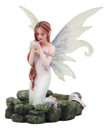 Ebros Fairy Lady Of The Lake Statue 6"Tall Water Elemental Fairy Figurine