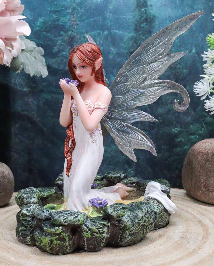 Ebros Fairy Lady Of The Lake Statue 6"Tall Water Elemental Fairy Figurine