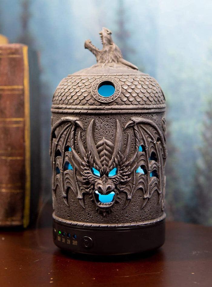 Ebros Fantasy Dragon Aroma Diffuser With Light Home Decor Statue Figurine