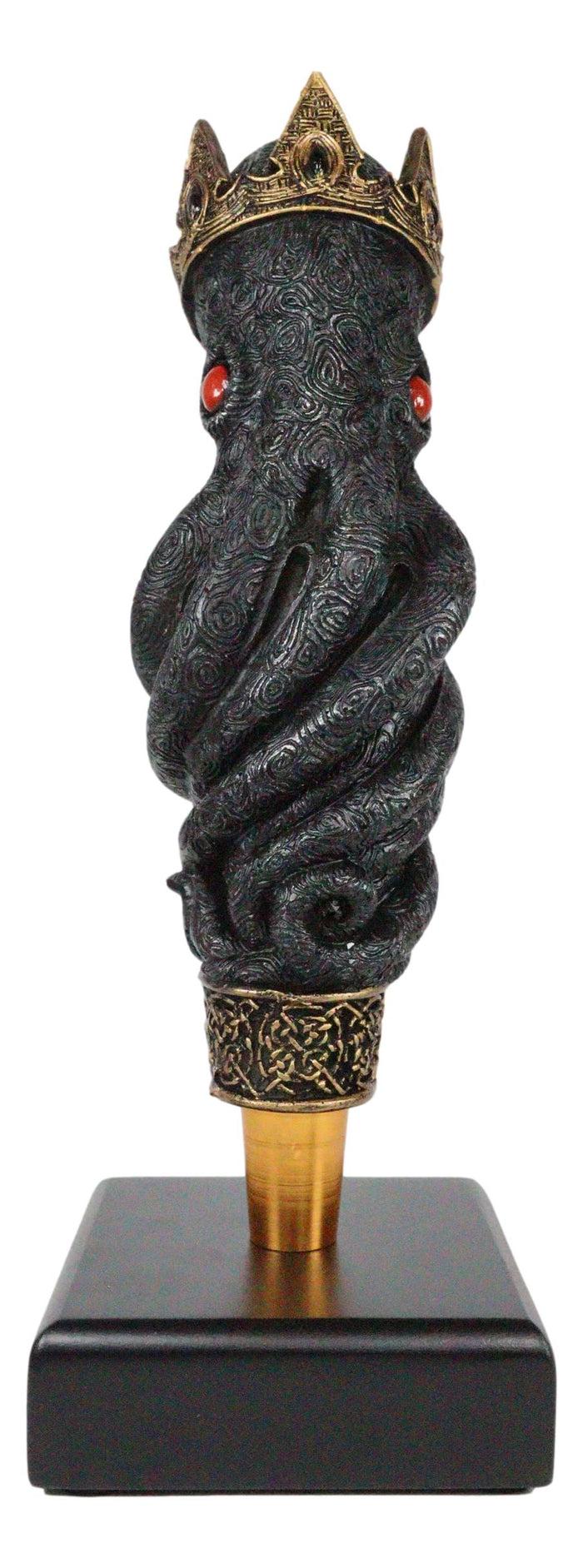 Ebros Fantasy Myth Octopus King Davy Jones Novelty Beer Tap Handle Figurine With Base