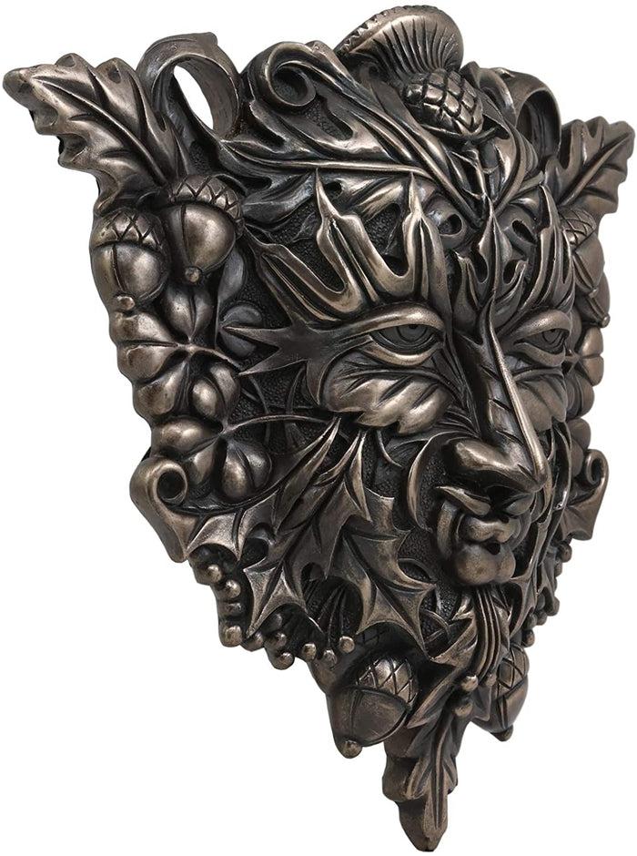 Ebros Faux Bronze Acorn And Clover Greenman Unique Wall Plaque Maxine Miller