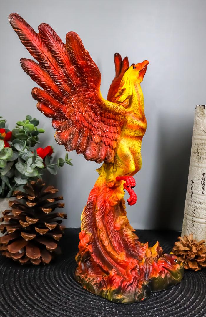 Ebros Fawkes Resurrection Of The Phoenix Fire Bird Statue Symbol Of Transformation And Rebirth Figurine