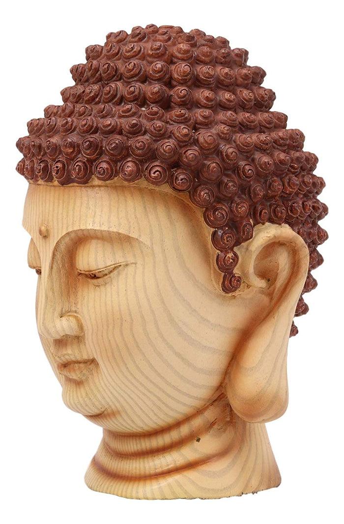 Ebros Feng Shui Shakyamuni Buddha Gautama Head With Ushnisha Statue 9" H