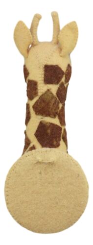 Ebros Fiona Walker England Handmade Organic Baby Animal Head Wall Decor Mini Safari And Farmland Collection (Mini Giraffe)