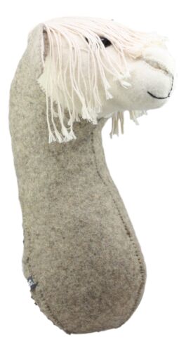 Ebros Fiona Walker England Handmade Organic Camelid Llama Head Wall Decor Large 18"H