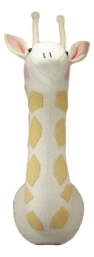 Ebros Fiona Walker England Handmade Organic Girl Giraffe Head Wall Decor Large 26.5"H
