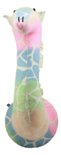 Ebros Fiona Walker England Handmade Organic Semi Pastel Giraffe Head Wall Decor Hanger