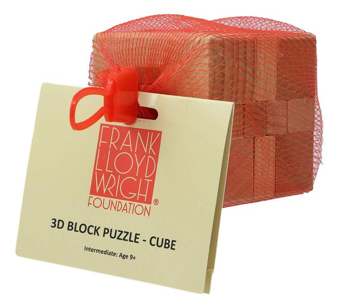 Ebros FLW Rythm Mini Square Interlocking Textile Blocks 3D Puzzle 2.25" H