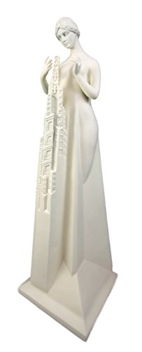 Ebros Frank Lloyd Wright Art Lady Flower In The Crannied Wall Statue 18"H