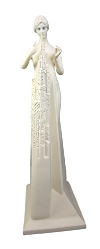 Ebros Frank Lloyd Wright Art Lady Flower In The Crannied Wall Statue 18"H