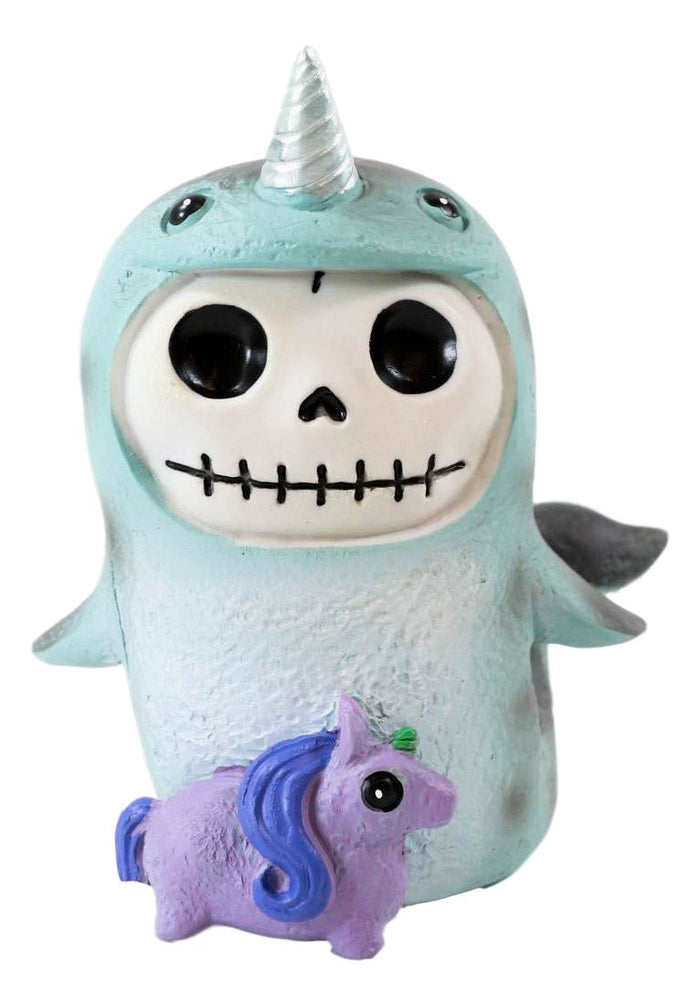 Ebros Furry Bones Blue Whale Cetacea Costume Skeleton Monster Collectible Figurine 3"H