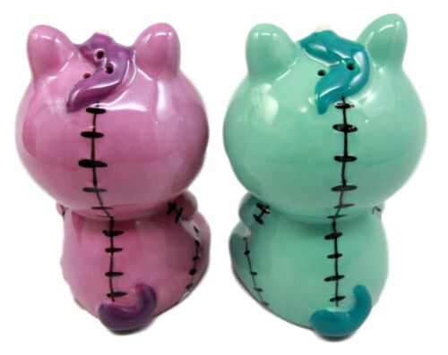 Ebros Furry Bones Unicorn Salt And Pepper Shakers Ceramic Set Voodoo Unie