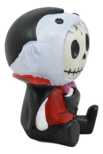 Ebros Furrybones Count Dracula Figurine Small 2.5" Furry Bones Vampire Skelton