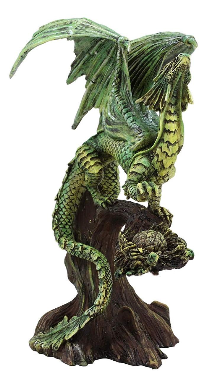 Ebros Gaia Tree Ent Earth Adult Mother Dragon Perching On Branch Figurine 10"H