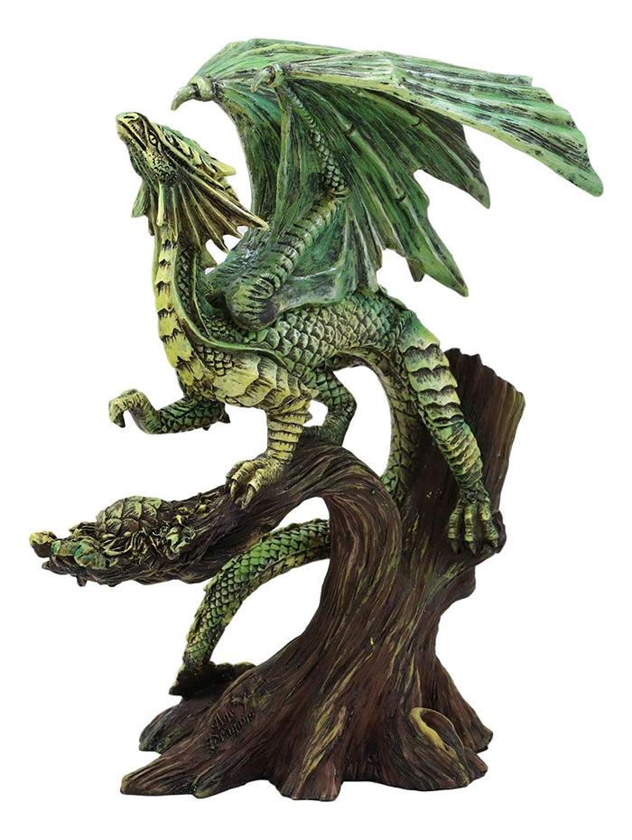 Ebros Gaia Tree Ent Earth Adult Mother Dragon Perching On Branch Figurine 10"H