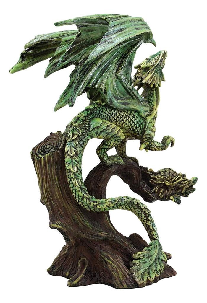 Ebros Gaia Tree Ent Earth Adult Mother Dragon Perching On Branch Figurine 10"H