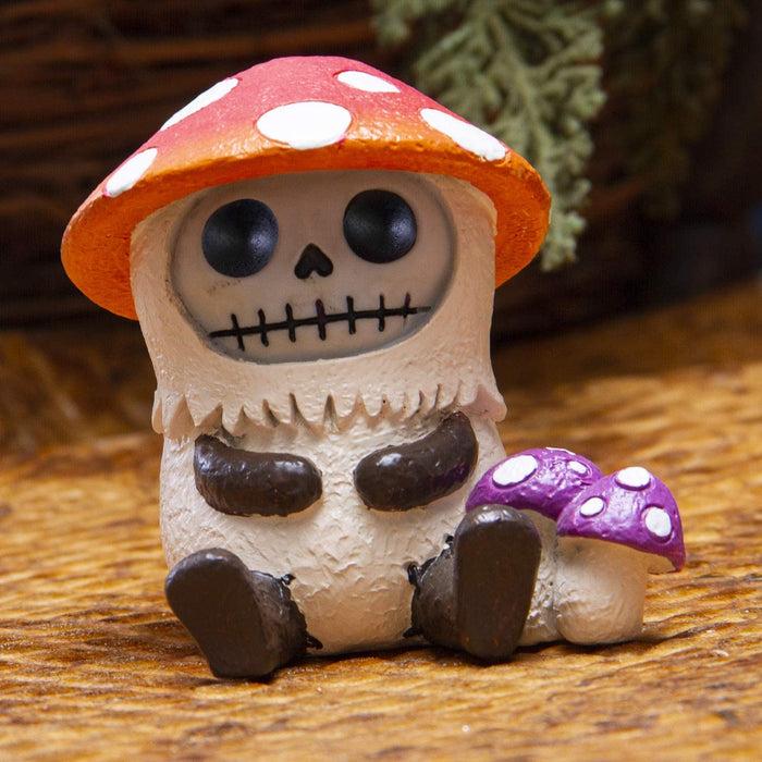 Ebros Gift 2.75" Tall Furrybones Kinoko The Fungi Toadstool Mushroom Collectible Figurine