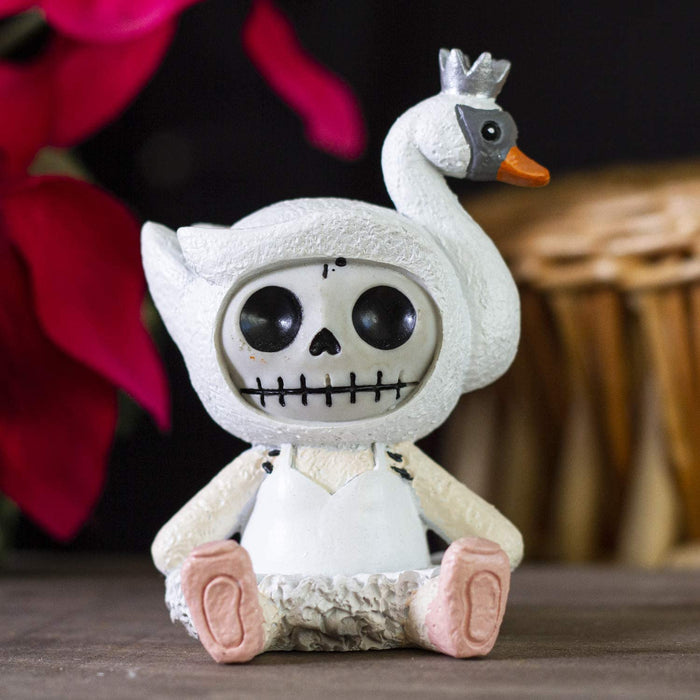 Ebros Gift 3.5" H Tall Furrybones Odette The Graceful White Swan Lake Princess Ballerina Collectible Figurine