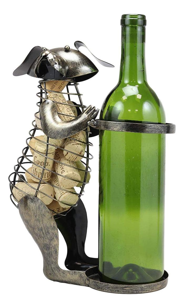 Ebros Gift Adorable Begging Pet Dog Decorative Cork and Wine Bottle Holder Sculpture Hand Made Steel Metal Animated Decor Figurine Home Kitchen Dining Wine Cellar Organizer Centerpiece Ebros Gift Adorable Begging Pet Dog Decorative Cork and Wine Bottle Holder Sculpture Hand Made Steel Metal Animated Decor Figurine Home Kitchen Dining Wine Cellar Organizer Centerpiece
