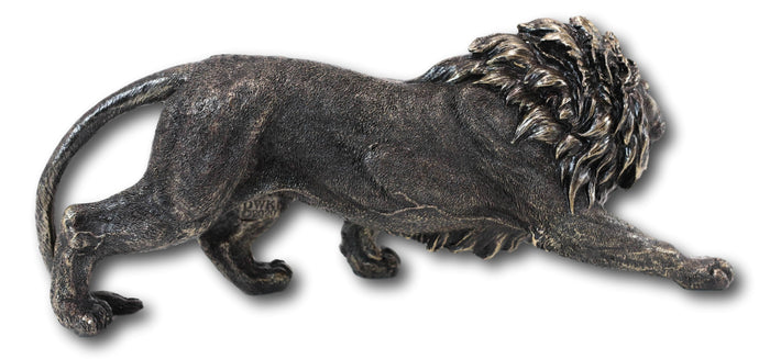 Ebros Gift Apex King Of The Jungle Aslan Lion Decorative Figurine 12.5" Long