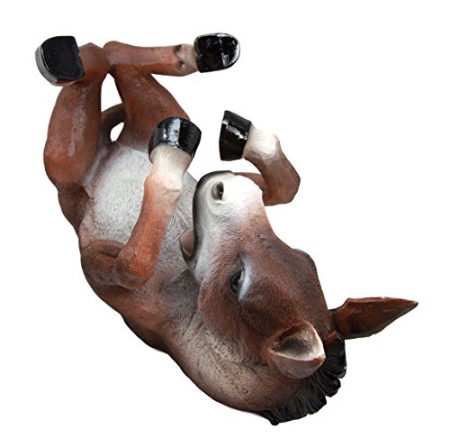 Ebros Gift Drunken Mule Wine Bottle Holder Caddy Figurine 11" Long Collectible Kitchen And Dining Party Hosting Accessory Statue Of Horse Donkey Pony Family Hardworking Farm Animal Rustic Decor
