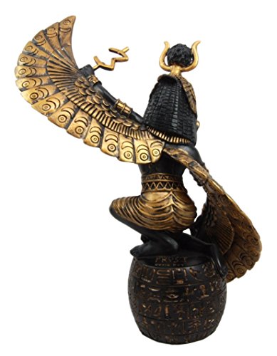 Ebros Gift Egyptian Goddess Mother Isis Ra Holding Ankh Decorative Figurine 9" H