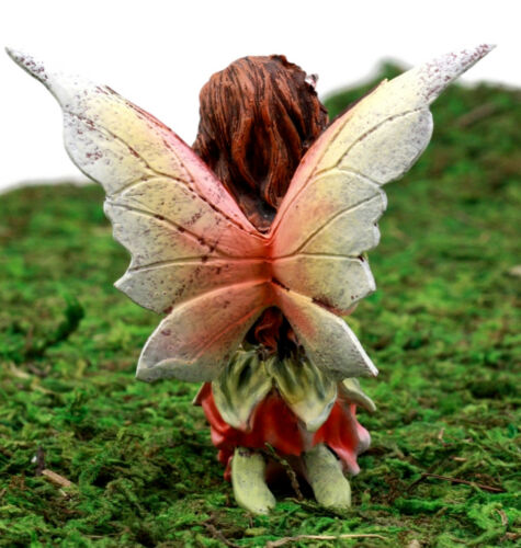 Ebros Gift Enchanted Fairy Garden Kneeling Fairy Holding Ladybug Figurine 3.25" H Miniature Do It Yourself Ideas For Your Home Enchanted Fairy Garden