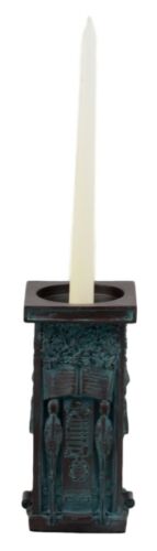 Ebros Gift Frank Lloyd Wright FLW Stork Panel Candle Holder Pillar Figurine 7.75"H Wright's Oak Park Studio Loggia Columns