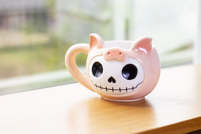 Ebros Gift Furrybones Coffee Mug Beverage Cups 14 Fl Oz Mugs (Bacon Mug)