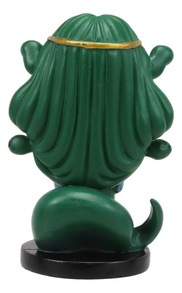 Ebros Gift Greekies Collection Greek Mythology Goddess Medusa With Gorgon Snake Tail Statue 3.75" Tall Stone Gaze Death Stare Seductress Collectible Figurine Ancient Zodiac Mythology