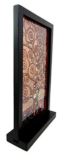 Ebros Gift Gustav Klimt Tree Of Life Stoclet Frieze Stained Glass Art Wall Decor Or Flat Surface Display Decor