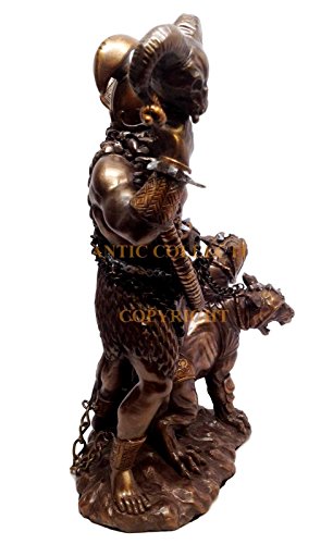 Ebros Gift Hades Supreme God Of Underworld With Cerberus Guard Dog Decorative Figurine 9.5"H